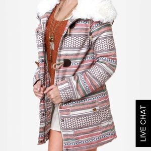 Roxy multicolored coat